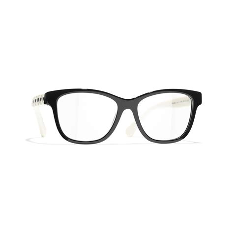 Square Eyeglasses Acetate Black 